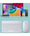 Divex Bluetooth Bağlantılı Şarjlı Mouse Klavye Seti Beyaz DK-10