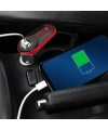 Divex Kumandalı Çakmaklık Girişli Araç Fm Transmitter Bluetooth 2xUSB - SD Kart Mavi DT-600