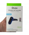 Divex Kumandalı Çakmaklık Girişli Araç Fm Transmitter Bluetooth 2xUSB - SD Kart Mavi DT-600