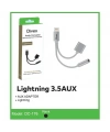 Divex Lightning Kulaklık ve Şarj Çoğaltıcı Adaptör Siyah DC-176