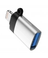 Divex Lightning to USB Dönüştürücü OTG Çevirici Adaptör Gri DO-173