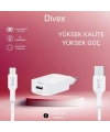 Divex Micro USB Kablo - Adaptör 2.4A Ev Tipi Şarj Aleti DS-200