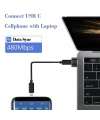 Divex Type-C Dişi USB3.0 Erkek OTG Adaptör Çevirici Siyah DC-178