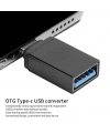 Divex Type-C Erkek USB3.0 Dişi Adaptör Çevirici Siyah DO-182