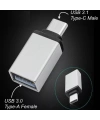 Divex Type-C Erkek USB3.0 Dişi Adaptör Çevirici Gri DO-182