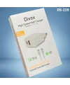 Divex USB Type-C 50W İki Çıkışlı 60W Kablo Hızlı Şarj Adaptörü DS-228