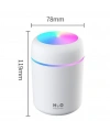 Divex Renkli Led Işıklı Hava Nemlendirici USB Colorful Humidifier Beyaz H-17
