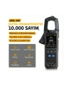 DMC-100 Akım Gerilim Pens Metre | 10000 Sayımlı Dijital True RMS Multimetre