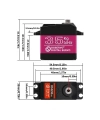 DSSERVO DS3235 35kg Servo Motor - 180 Derece - Su