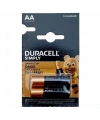 Duracell Simply 1.5V Alkaline AAA İnce Kalem Pil  2li Paket