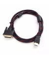 DVI-D (24+1 - Dual Link) to HDMI Çevirici Dönüştürücü 1.5m