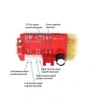 DW-CT14+ Şarj Edilebilir Bluetooth Amfi Devresi 2*5W