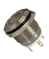 E34 16mm Metal Buton Yaylı 12-24V Kırmızı Led Işıklı 1NO