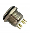 E34 16mm Metal Buton Yaylı 12-24V Kırmızı Led Işıklı 1NO