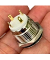 E34 16mm Metal Buton Yaylı 12-24V Kırmızı Led Işıklı 1NO