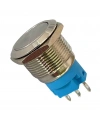 E65 19mm Metal Kalıcılı Buton Düz Kafa Ledsiz 1NO/1NC