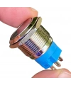 E65 19mm Metal Kalıcılı Buton Düz Kafa Ledsiz 1NO/1NC
