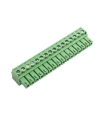 EBK-16-B 16 Pin 3.81mm 90 Derece Geçmeli Dişi Klemens