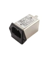 EMI Filtre 6A Erkek Power Soketi - Sigorta Yuvalı
