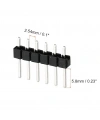 Erkek Pin Header 6 Pin 12mm 2.54mm 1x6 180° Tek Sıra