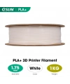 eSUN Beyaz Pla+ Filament 1.75mm 1 KG
