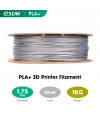 eSUN Gümüş Pla+ Filament 1.75mm 1 KG