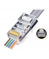 EZ RJ45 CAT6 Yeni Nesil Delikli Jack Konnektör