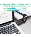 FENVI Çift Bant USB 3.0 WiFi Adaptör 1300Mbps Bluetooth 4.2 Kablosuz Ağ Alıcısı