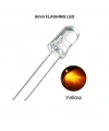 Flaşörlü LED Sarı 2 Bacaklı 5mm