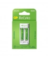 GP 2li 800mAh AAA Şarj Edilebilir Pil + USB Şarj Cihazı
