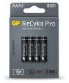 GP Recyko 850 Serisi Pro Siyah AAA Şarjlı Pil 4lü