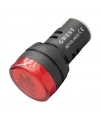 Gwest 16-24V-K 16mm Kırmızı Ledli Sinyal Lambası 24V