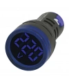 Gwest 22 VS-M 22mm AD-116 Serisi Mavi Voltmetre 24-550V