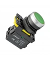 Gwest A5-10D 22mm Yeşil Led Işıklı Yaylı Start Buton 220V 1NO