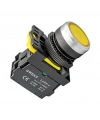 Gwest A5-11D-24 22mm Sarı Led Işıklı Yaylı Start Buton 24V 1NO
