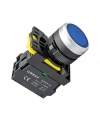 Gwest A5-21D 22mm Mavi Led Işıklı Yaylı Start Buton 220V 1NO
