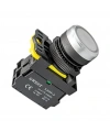 Gwest A5-31D-24 22mm Beyaz Led Işıklı Yaylı Start Buton 24V 1NO