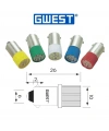 Gwest BA9SC-110V-M BA9S Led Ampul 110V Mavi