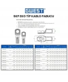 Gwest Ekonomik Tip Sıkmalı Kablo Pabucu SKP-E 70-10 100 Adet