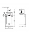 Gwest GLS-103 Dikey Metal Makaralı Limit Switch 1NO + 1NC