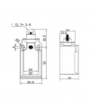 Gwest GLS-103R Dikey Metal Makaralı Resetli Limit Switch 1NO + 1NC