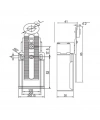 Gwest GLS-131 Ayarlanabilir Metal makaralı Limit Switch