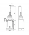 Gwest GLS-161 Çok Yönlü Spiral Tel Uçlu Limit Switch