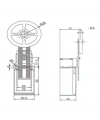 Gwest GLS-191R Ayarlanabilir Kauçuk Makaralı Resetli Limit Switch