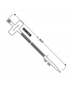 Gwest GTK-100MC 100x2.5mm Etiketli Kablo Bağı 100 Adet