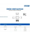 Gwest GW-2x7 2 Kutuplu 125A Girişli Dağıtıcı Ünite