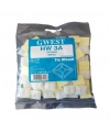 Gwest HW-3A 19x19mm Yapışkanlı Kroşe Beyaz 100 Adet
