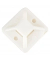 Gwest HW-4A 28x28mm Yapışkan Kroşe Beyaz 100 Adet