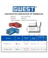 Gwest İzoleli Polyamid Bayrak Tip Terminal GPFDEB-2862 1.5-2.5mm 100 Adet