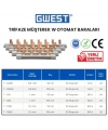 Gwest T-10608 0.8mm 106cm 63A Trifaze Müşterek W Otomat Barası 24 Adet